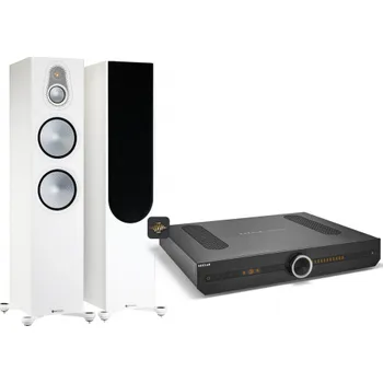 Elektronika Monitor Audio Silver 7G 500 + Roksan Attessa Streaming set - bílá