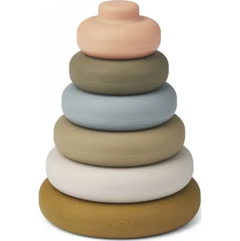 Hračka pro nejmenší Liewood Skládací věž Dag Stacking Tower Khaki