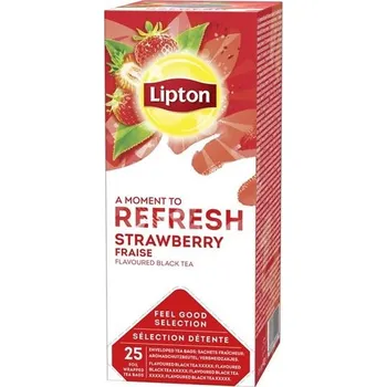 Čaj Lipton Refresh Strawberry 25x 1,6 g
