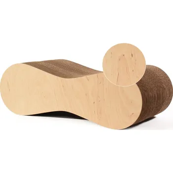 OVAL se dřevem 19x57cm Hloubka škrabadla: 30 cm, Barva: Přírodní bříza