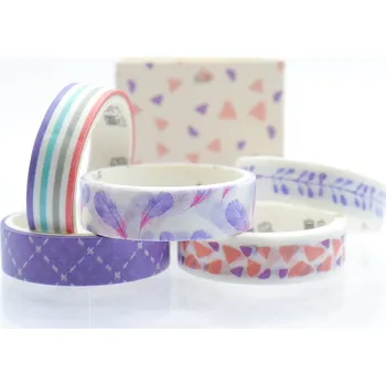 Náplň do diáře CuteArt Washi pásky - Feather, 5 ks