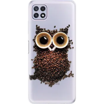 Pouzdro na mobilní telefon Odolné silikonové pouzdro iSaprio - Owl And Coffee - Samsung Galaxy A22 5G