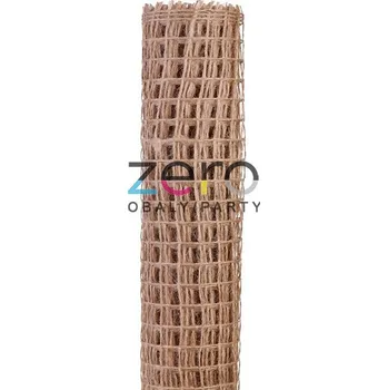 Síťka jutová dekorační 50 cm x 5 m - přírodní