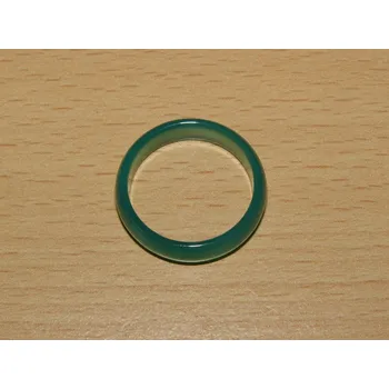 Drahý kámen Chrysopras - Prstýnek - průměr 18 mm - kp10