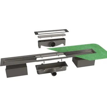 Odvodňovací žlab Profilpas Drain Aqua Sprchový žlaby se sifonem 60 cm, nerez ocel, 22100