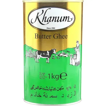 Přepuštěné máslo Khanum Přepuštěné máslo Ghee 1 kg