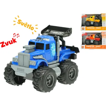 autíčko M.T. Auto monster 17 cm 1:16 na setrvačník na baterie Barva: Žlutá