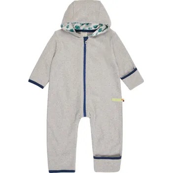 Kojenecká kombinéza Dětský overal dlouhý - fleece Šedivá loud + proud Velikost: 62/68