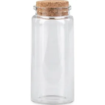 Stoklasa Skleněná lahvička s korkem 47 x 100 mm transparent