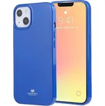 Goospery lesklý kryt z měkkého plastu pro iPhone 13 mini - modrý