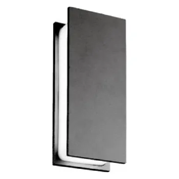 Nástěnné svítidlo Nástěnné elektrické osvětlení Clara, tmavě šedá