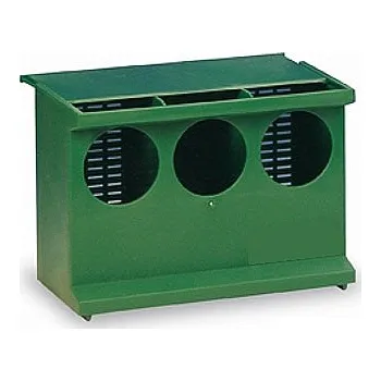 Krmítko pro ptáka Plastové krmítko pro holuby a jiné se 3 otvory