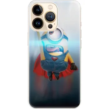 Pouzdro na mobilní telefon Odolné silikonové pouzdro iSaprio - Mimons Superman 02 - iPhone 13 Pro