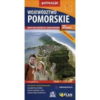 Cestování Mapa krajoznawczo-sam. - woj. Pomorskie w.II - Praca zbiorowa