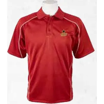 Bowling TRIKO S LÍMEČKEM PÁNSKÉ WARRIOR ČERVENÁ/ BÍLÁ MD