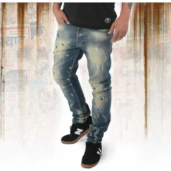 Pánské kalhoty Yakuza Ink. - jeans 893 Straight 12078 Barva: Modrá, Vel: 40/32