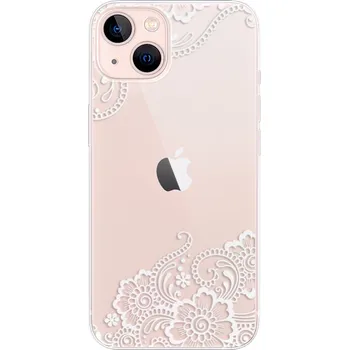 Pouzdro na mobilní telefon Odolné silikonové pouzdro iSaprio - White Lace 02 - iPhone 13