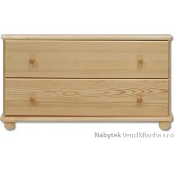 Ložnice Drewmax dřevěná komoda, prádelník z masivního dřeva borovice KD101 pacyg