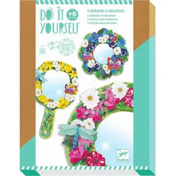 kreativní sada Djeco DIY Květinová zrcátka