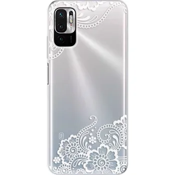 Pouzdro na mobilní telefon Odolné silikonové pouzdro iSaprio - White Lace 02 - Xiaomi Redmi Note 10 5G