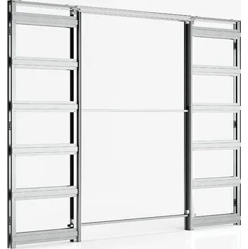 Stavební pouzdro Ermetika S.r.l. Stavební pouzdro SDK Ermetika Evokit dvoukřídlé 1250 mm 1970 mm SDK 100-125 mm