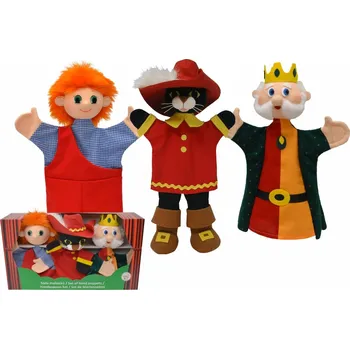 maňásek Krabička maňásků na ruku - Kocour v botách