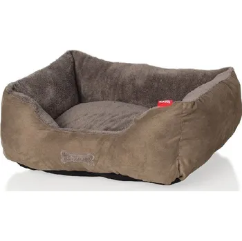 Pelíšek pro psa Tommi Softy I. 55 x 45 x 20 cm hnědý