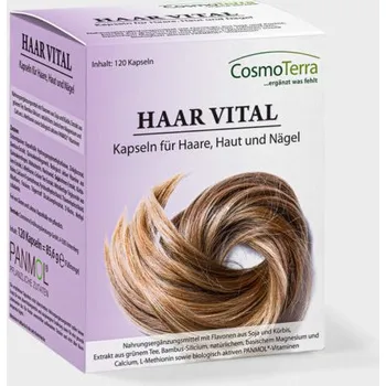 Lék na kožní problémy, vlasy a nehty HAAR VITAL Kapsle pro vlasy, kůži a nehty (Neobsahuje lepek ani laktózu)