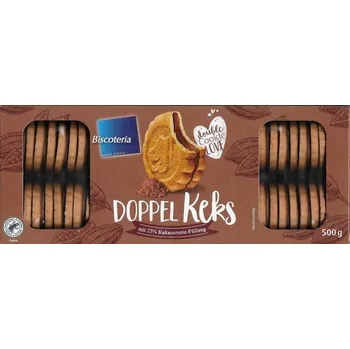 Cukrovinka Biscoteria sušenky s kakaovým krémem 500g