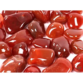 Drahý kámen Magieprirody.cz Tromlovaný kámen Karneol XXL velikost 40 - 50 mm - Brazílie #106 Množství: 1ks