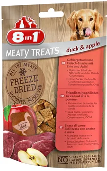 Pamlsek pro psa 8IN1 Dog Freeze Dried Duck/Apple 50 g