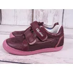 D.D.step Celoroční kožené boty obuv D. D. step S078-510A bordó vínové s růžovou velikost: 36