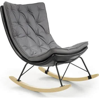 Křeslo Halmar Indigo šedé/černé