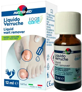 Přípravek na odstranění bradavice Master-Aid Foot Care roztok k odstranění bradavic 12 ml