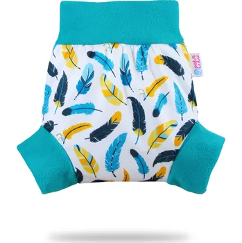Hračka pro nejmenší Petit Lulu s.r.o. Tyrkysová peříčka - pull-up svrchní kalhotky - L
