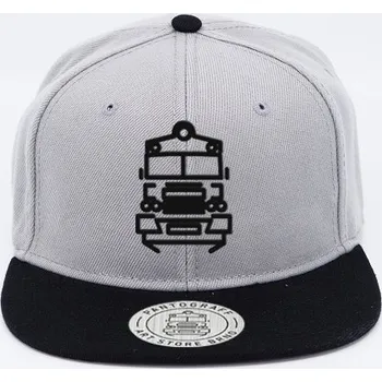 Kšiltovka Pantograff 560 snapback šedá+černá