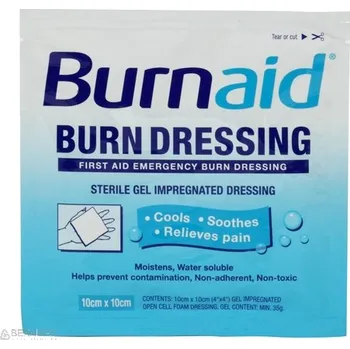 Lékárnička BurnAid popáleninové krytí 10 x 10 cm