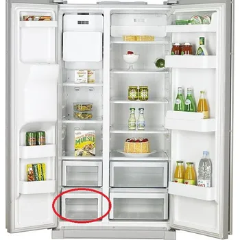 Příslušenství pro lednici Samsung DA97-14363A 2. šuplík z vrchu v levé části mrazničky pro americkou chladničku