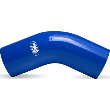 Samco Sport silikonové koleno 45° s vnitřním průměrem 25 mm modrá