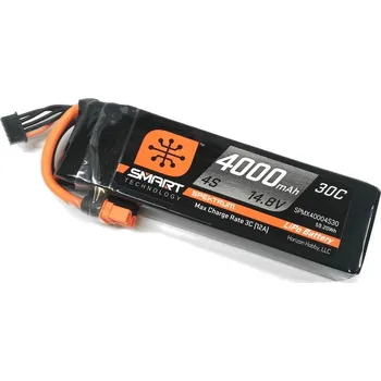 RC model letadla Spektrum Spektrum Smart LiPo 14.8V 4000mAh 30C IC3 AS_SPMX40004S30