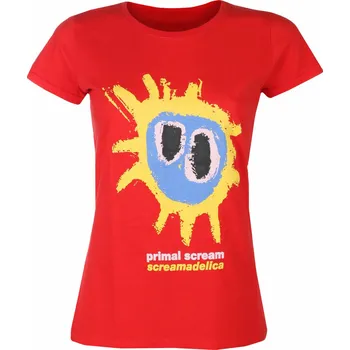 Dámské tričko Tričko metal dámské Primal Scream - Screamadelica RED - ROCK OFF - PSCTS01LR - XXL