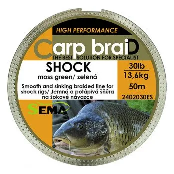 Shock zelená 20lbs 50m