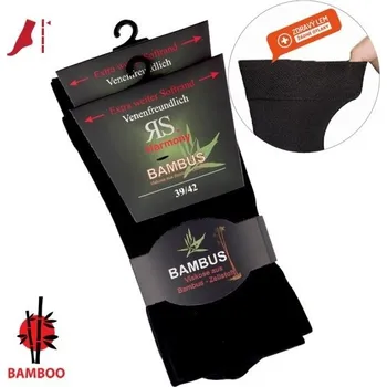 Pánské ponožky Bambusové unisex EXTRA ŠIROKÉ zdravotní ponožky RS