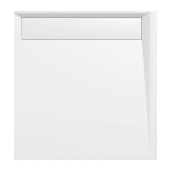 Sprchová vanička Arena sprchová vanička z litého mramoru se záklopem, čtverec 90x90 cm, 71601