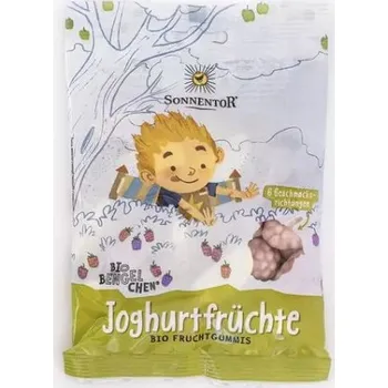 Cukrovinka BIO gumové ovoce s jogurtem, Sonnentor Bio Rarášci, 100 g