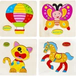 ISO 10975 Dřevěné skládačky 4 dílky