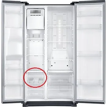 Příslušenství pro lednici Samsung DA97-12803D 1. šuplík z vrchu v levé části mrazničky pro americkou ledničku