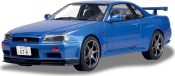 autíčko Solido Nissan Skyline GT-R (R34) modrý