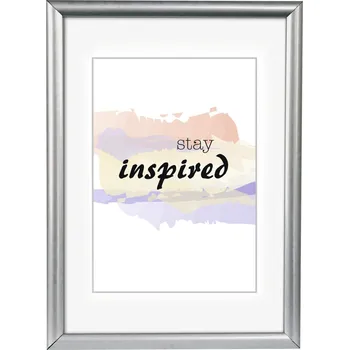 Rám na obraz Hama rámeček plastový MADRID, stříbrná, 50x70 cm