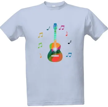 Pánská móda Tričko s potiskem Kytarový nadšenec pánské